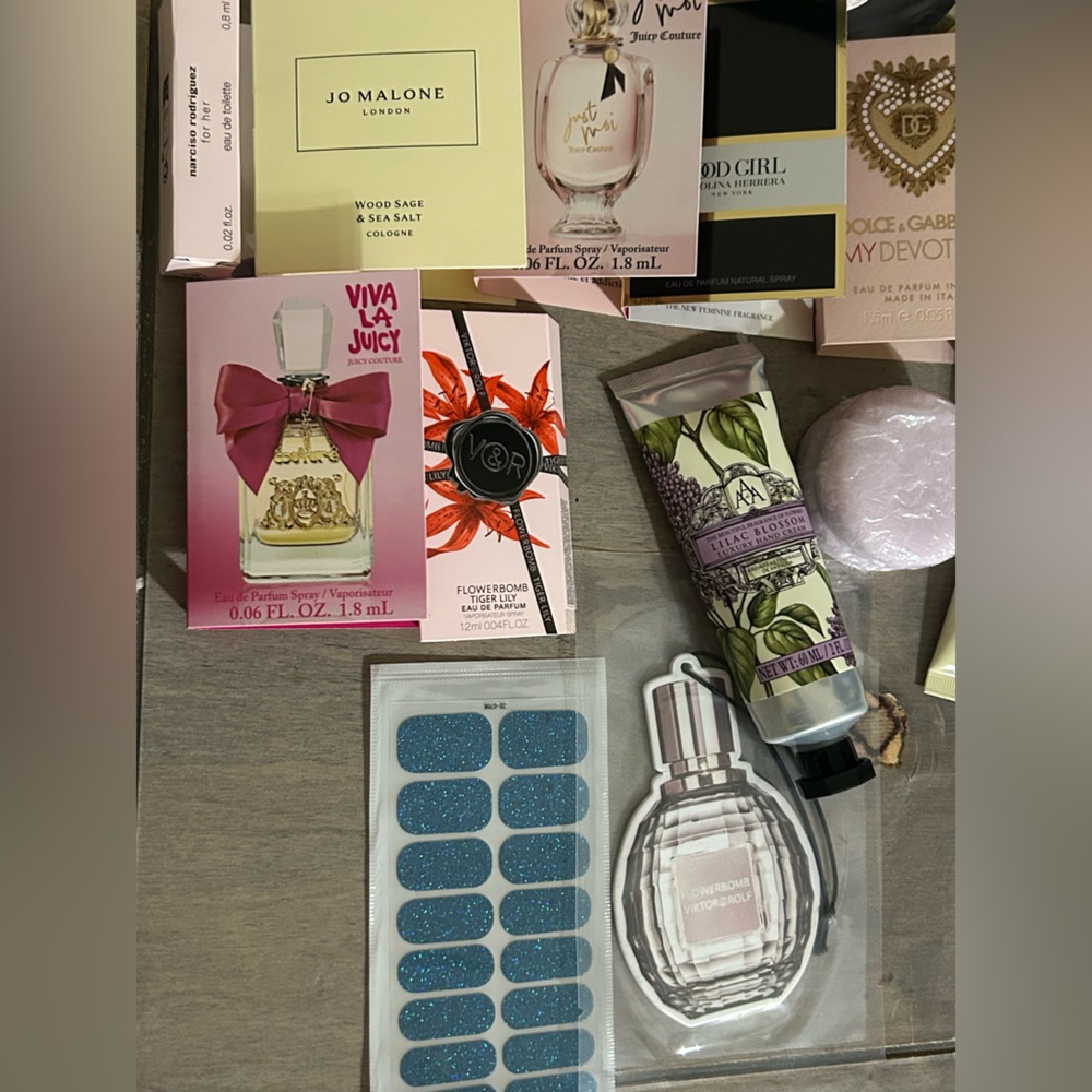 Beauty Body Skincare Bundle Nail Lotion Wash Bag Glow JLo Sephora Juicy Lancôme - Picture 2 of 7